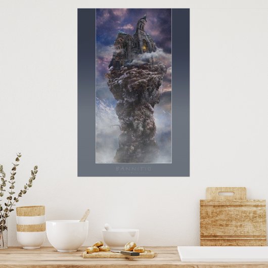 Bannitio | Poster met grijs lijst (Keuken)