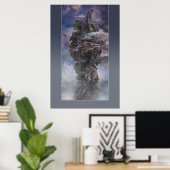 Bannitio | Poster met grijs lijst (Thuiskantoor)