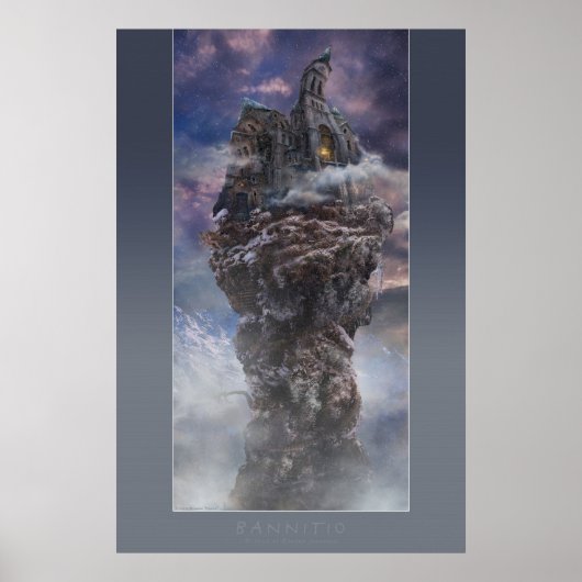 Bannitio | Poster met grijs lijst (Voorkant)