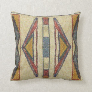Bannock 1901 Parfleche design Kussen