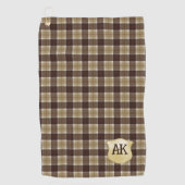 Bannockbane Original Scottish Tartan Golfhanddoek (Voorkant)