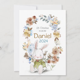 Banny Rabet new born Greeting cards Kaart