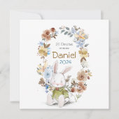 Banny Rabet new born Greeting cards Save The Date (Voorkant)