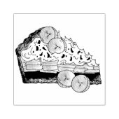 Banoffee Banana Toffee Pie Slice UK Brits eten Rubberstempel (Afrduk)