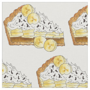 Banoffee Banana Toffee Pie Slice UK Brits eten Stof