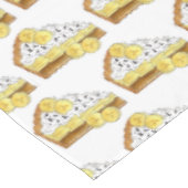 Banoffee Pie Banana Toffee Slice UK British Food Tafelkleed (Gekanteld)