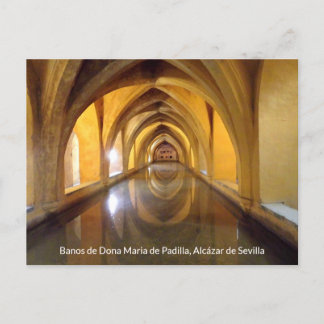 Banos de Dona Maria de Padilla, Schloss Sevilla Briefkaart