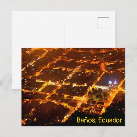 Banos, Ecuador Briefkaart (Voorkant / Achterkant)