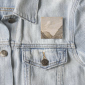 Banos, Peru Vierkante Button 5,1 Cm (In situ)