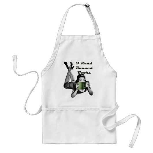 Banque Books Apron Standaard Schort (Voorkant)