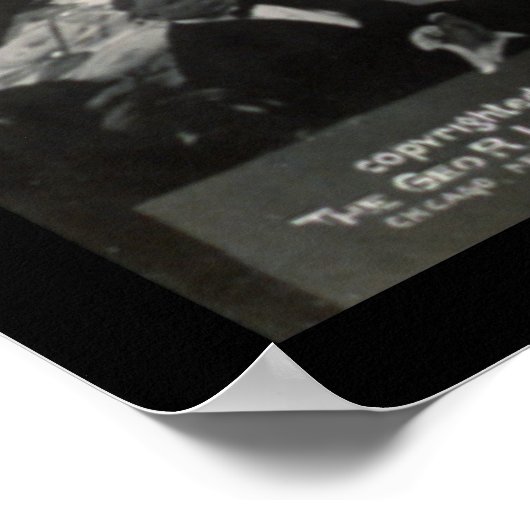 Banquet Chicago Foto 1908 Poster (Hoek)