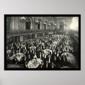 Banquet Chicago Foto 1908 Poster (Voorkant)