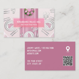 Banquet Hall Aangepaste Google Map QR Visitekaartje