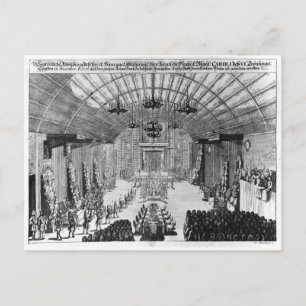 Banquet in de Romerhal in Frankfurt am Main Briefkaart