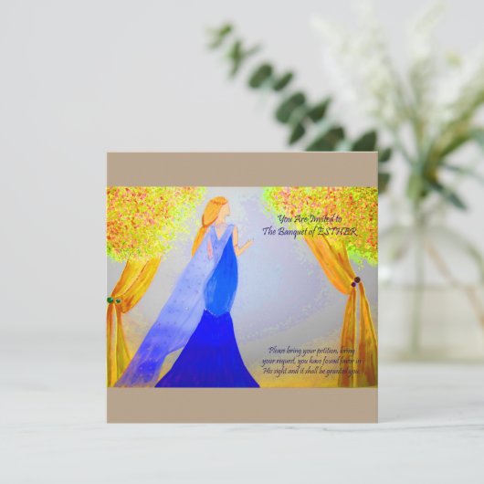 Banquet of Esther Menu (Staand voorkant)