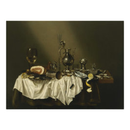 Banquet Piece met Ham Willem Claesz Heda Glossy Perfect Poster