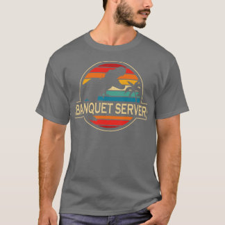 Banquet Server Dinosaur T-shirt