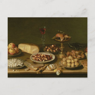 Banquet stilleven briefkaart