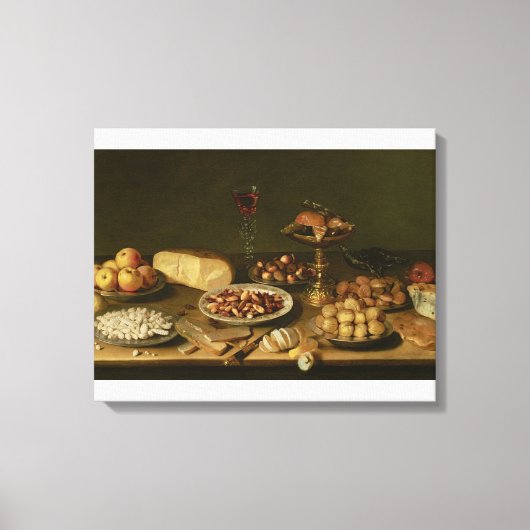 Banquet stilleven canvas afdruk (Voorkant)