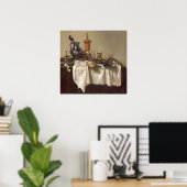 Banquet - Willem Claesz Heda Fine Art Poster (Thuiskantoor)