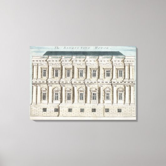 Banqueting House, Whitehall Canvas Afdruk (Voorkant)