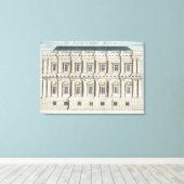 Banqueting House, Whitehall Canvas Afdruk (Insitu (Houten vloer))