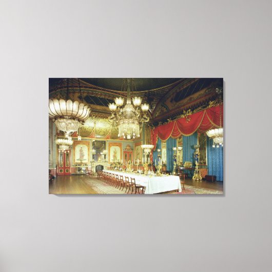 Banquetingszaal, 1815-23 canvas afdruk (Voorkant)