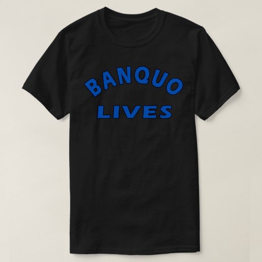 Banquo leeft t-shirt (Design voorkant)