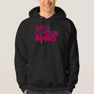 Bans van ons lichaam Vrouwen Power Fist Hot Pin Hoodie