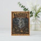 Banshee, Antiek Circusmonster Briefkaart (Staand voorkant)