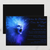Banshee Cry Halloween Kostuum Party Uitnodiging (Voorkant / Achterkant)