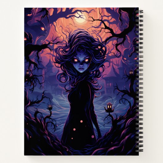 Banshee Halloween Notitieboek (Achterkant)