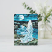 Banshee Keltische Klaaggeest van de Dood Briefkaart (Staand voorkant)