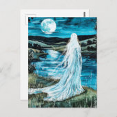 Banshee Keltische Klaaggeest van de Dood Briefkaart (Voorkant / Achterkant)