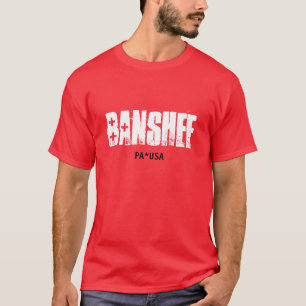 BANSHEE PA USA Neem een bezoek aan de mooie stad v T-shirt