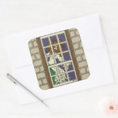 Banshee Vierkante Sticker (Envelop)