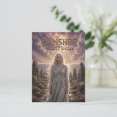Banshee Wailing Strand Dark Cinema Briefkaart (Staand voorkant)