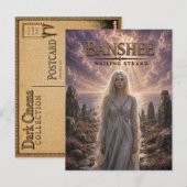 Banshee Wailing Strand Dark Cinema Briefkaart (Voorkant / Achterkant)