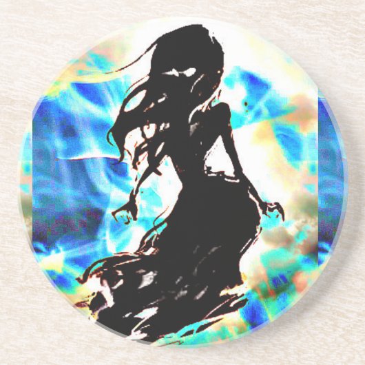 Banshee Zandsteen Onderzetter (Voorkant)