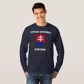 Banska Bystrica, Slowakije met wapenmantel T-shirt (Voorkant volledig)