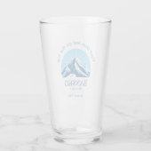 Bansko Bulgaria skigebied drink bier Glas (Achterkant)