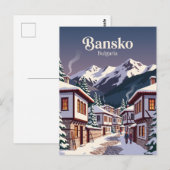 Bansko Bulgarije Briefkaart (Voorkant / Achterkant)