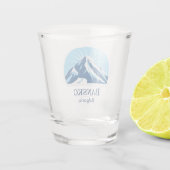 Bansko Bulgarije skigebied souvenir Shot Glas (Achterkant)