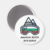 Bansko Ski Snowboard Resort Magneet (Voorkant / Achterkant)