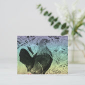 Bantam Hen Easter Feestdagenkaart (Staand voorkant)