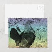 Bantam Hen Easter Feestdagenkaart (Voorkant / Achterkant)