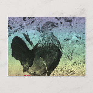 Bantam Hen Easter Feestdagenkaart