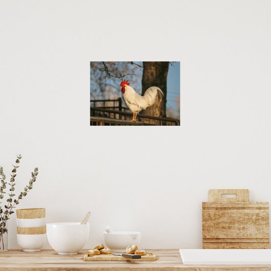 "Bantam in the Morning" Poster (Keuken)