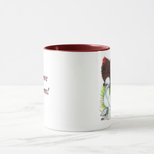 Bantams Feather Legged Mok (Midden)