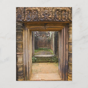 Banteay Srei Tempel, Angkor, Siem Reap Provincie, Briefkaart
